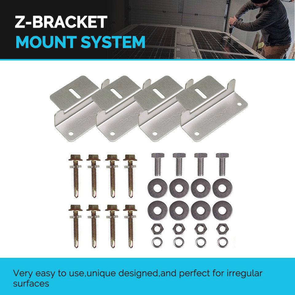 100 Watt 12 Volt Solar Starter Kit w/ MPPT Charge Controller - Image 5