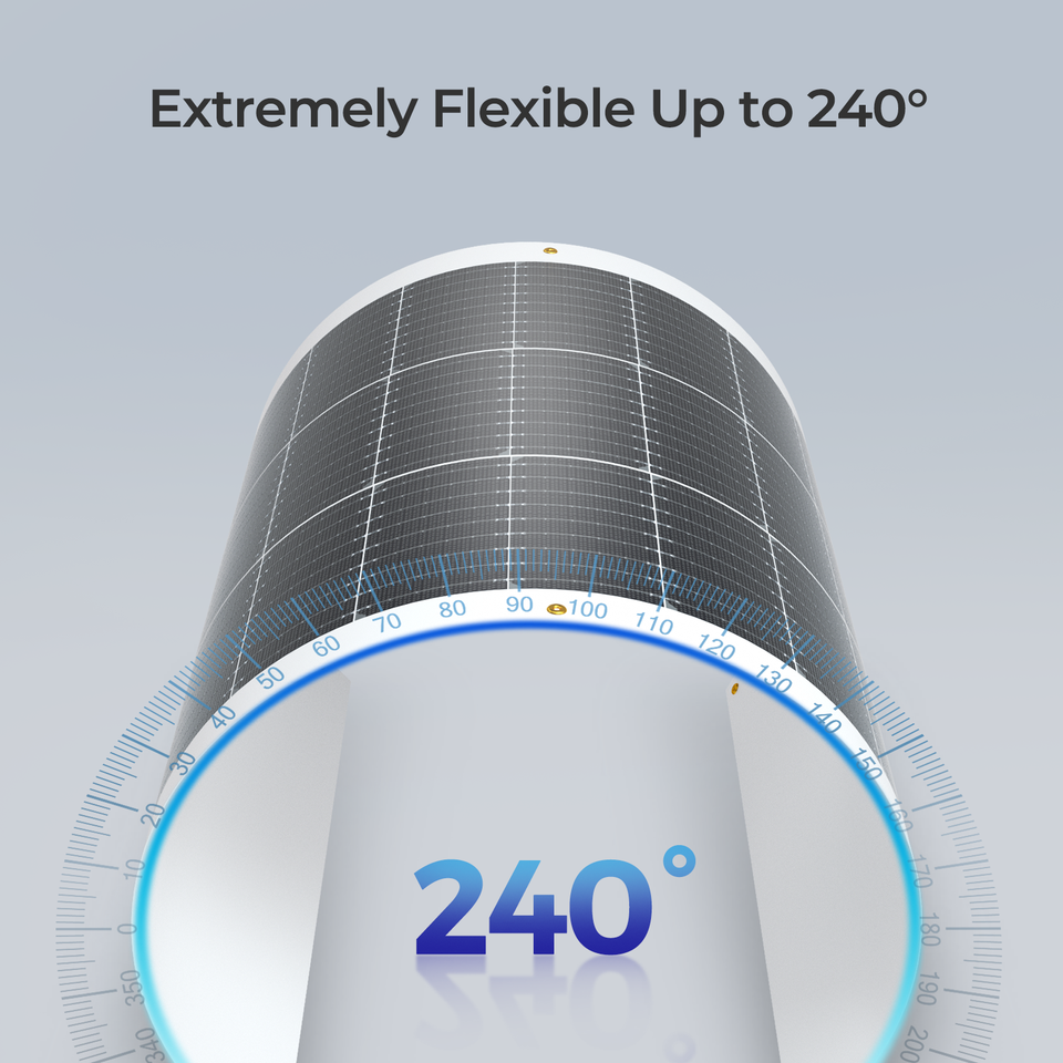 100 Watt 12 Volt Flexible Monocrystalline Solar Panel - Image 2
