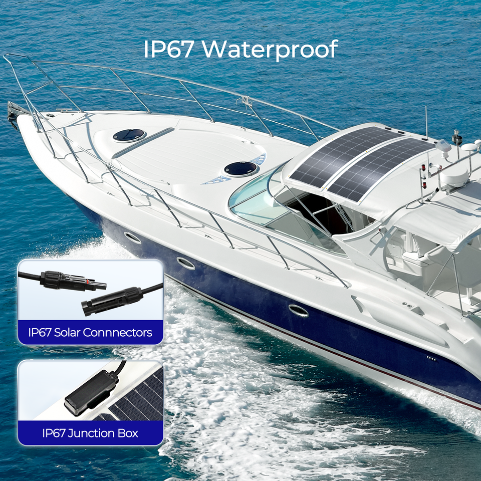 100 Watt 12 Volt Flexible Monocrystalline Solar Panel - Image 7