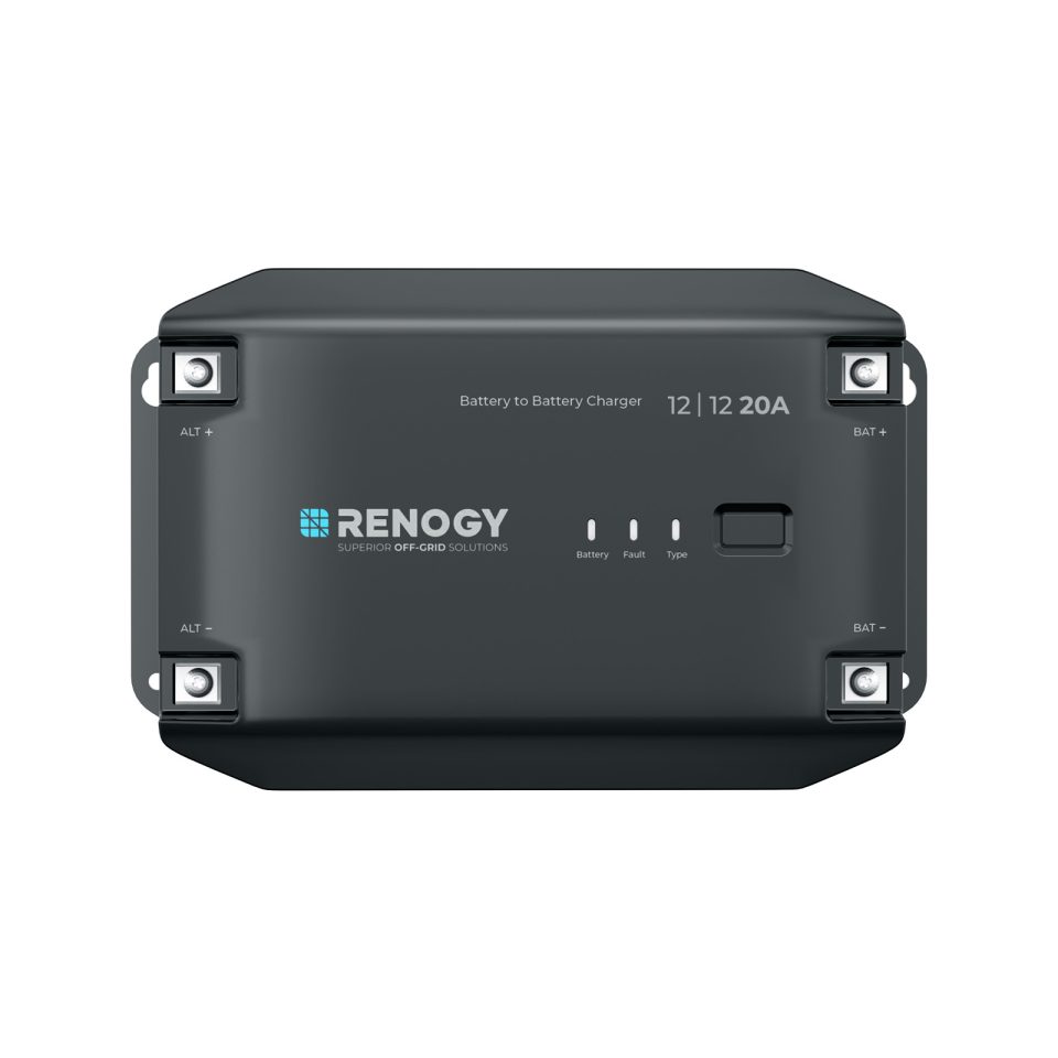 Renogy CORE 12V 20A DC to DC Battery Charger