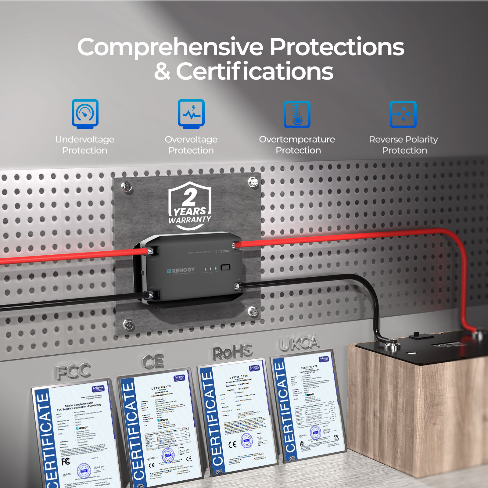 Renogy CORE 12V 20A DC to DC Battery Charger - Image 4
